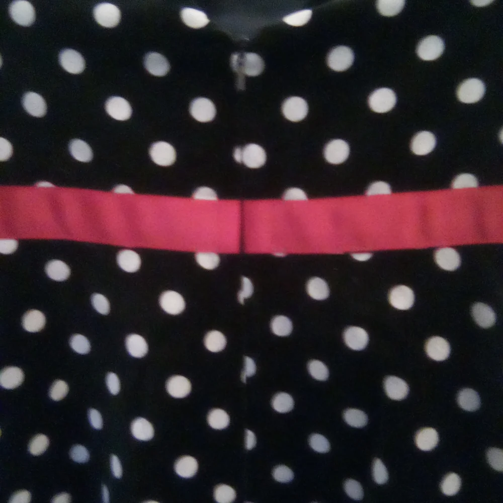 Gymboree Velvet Polka Dot Fit and Flare Dress 100% Cotton Size 6 Ribbon Coquette